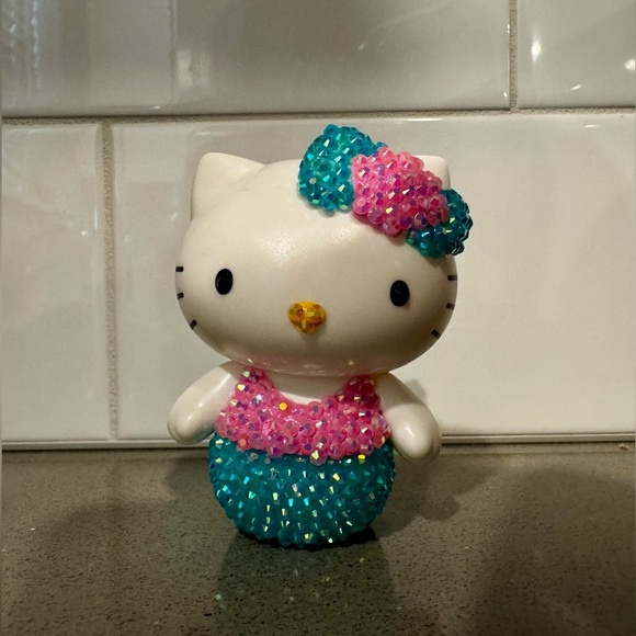 Custom designed | Hand rhinestoned | Hello Kitty Mermaid | McD toy - Picture 2 of 5